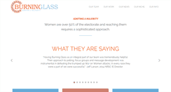 Desktop Screenshot of burningglassconsulting.com